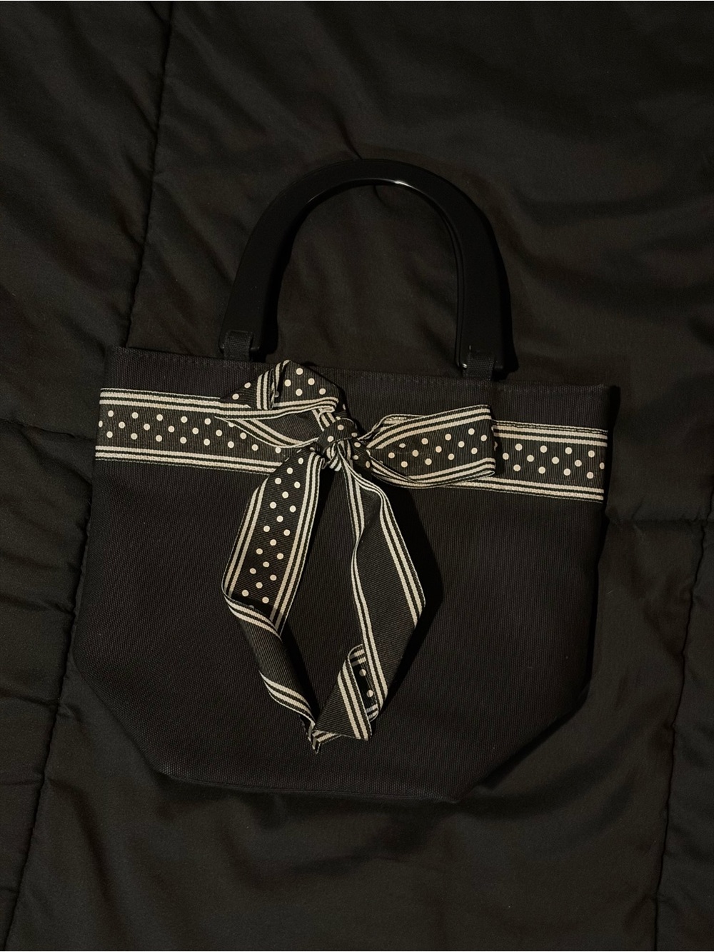 Polka dot bag